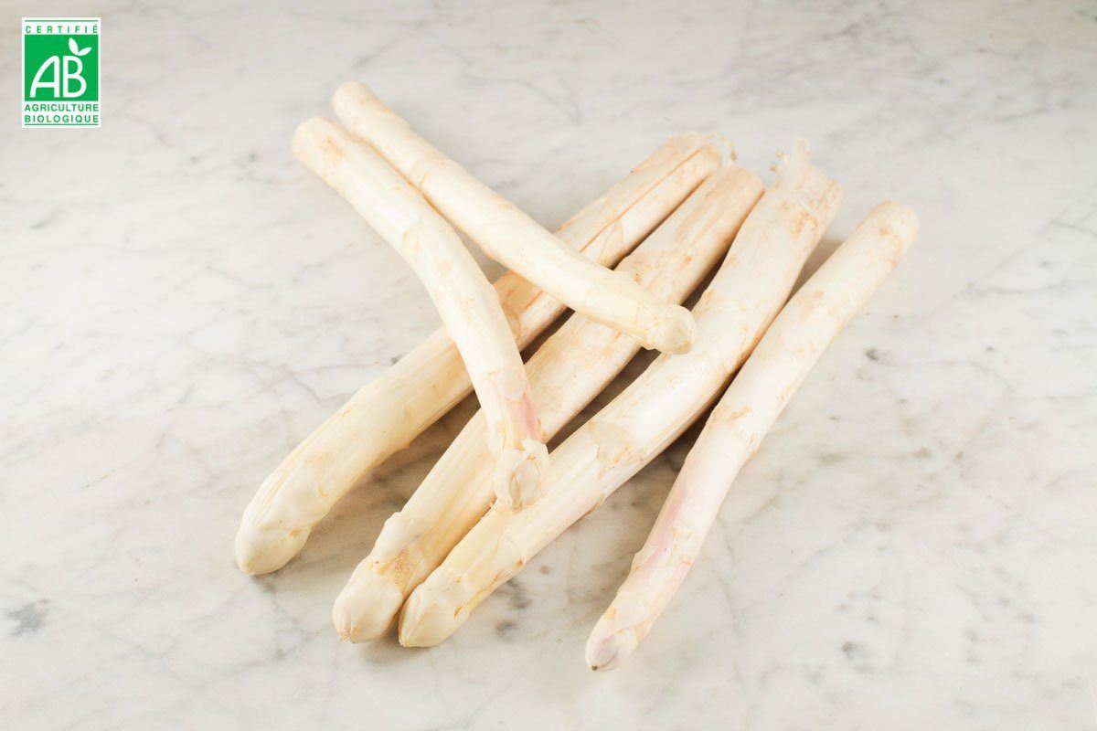 Asperges blanches bio (500g) Les légumes bio Lomme Primeurs Bio - Lomme