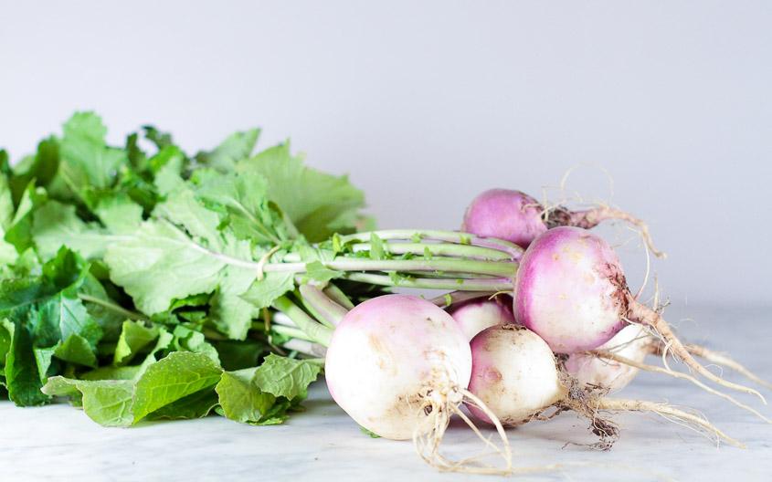 Petits navets collet rose (botte de 300g) Les légumes bio Basile et Octave - La ferme du Recueil - Villeneuve-d'Ascq