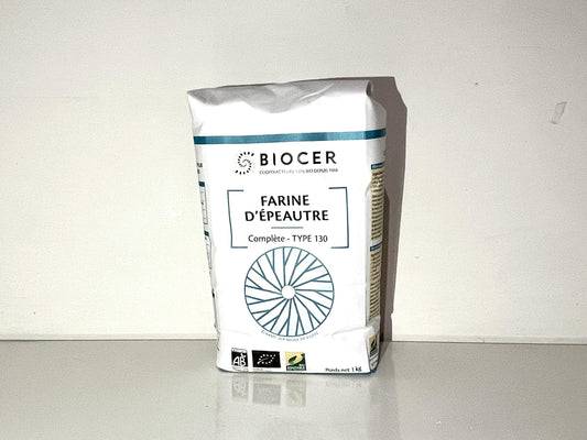 Farine de petit épeautre bio (1kg) Épicerie sucrée Coopérative BIOCER - Marcilly la Campagne